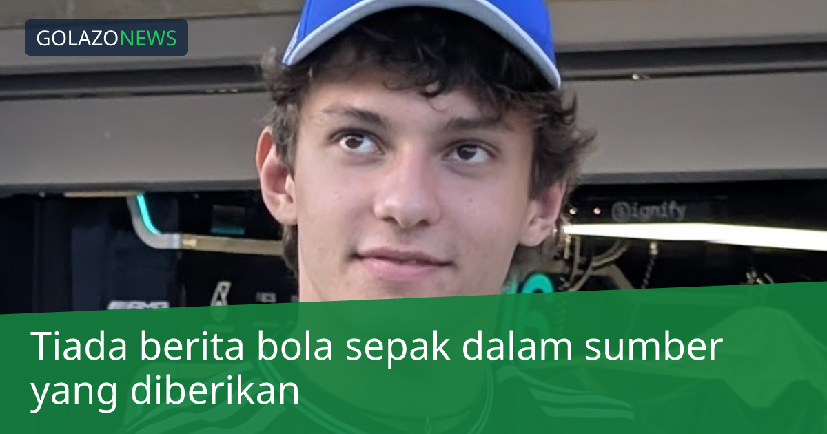 Tiada berita bola sepak dalam sumber yang diberikan