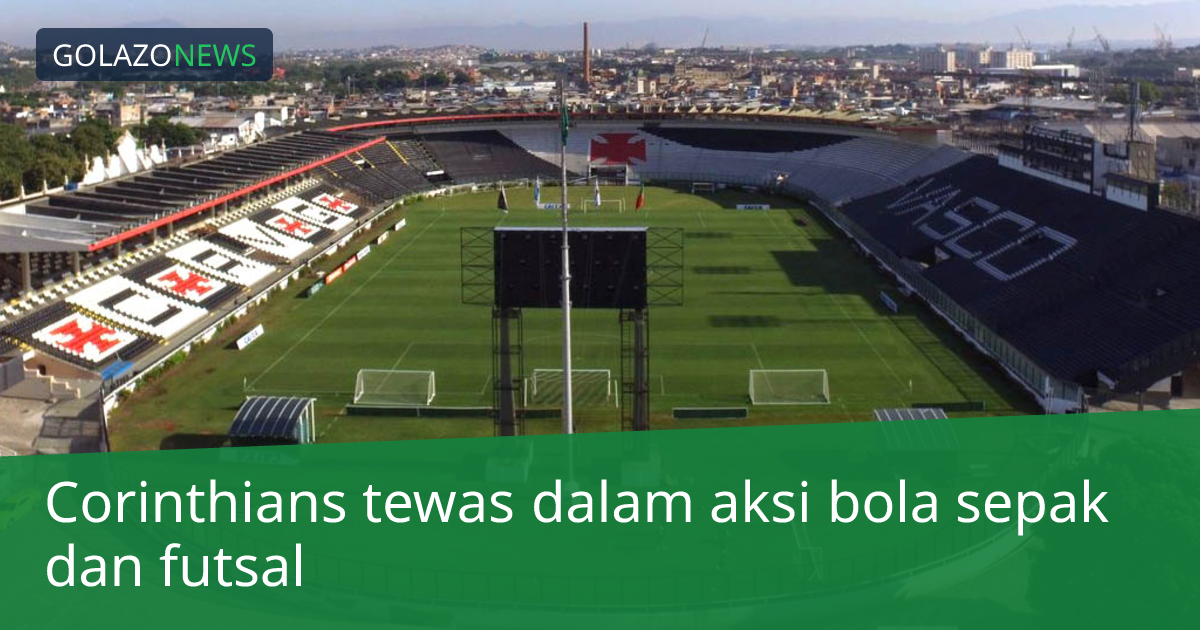 Corinthians tewas dalam aksi bola sepak dan futsal