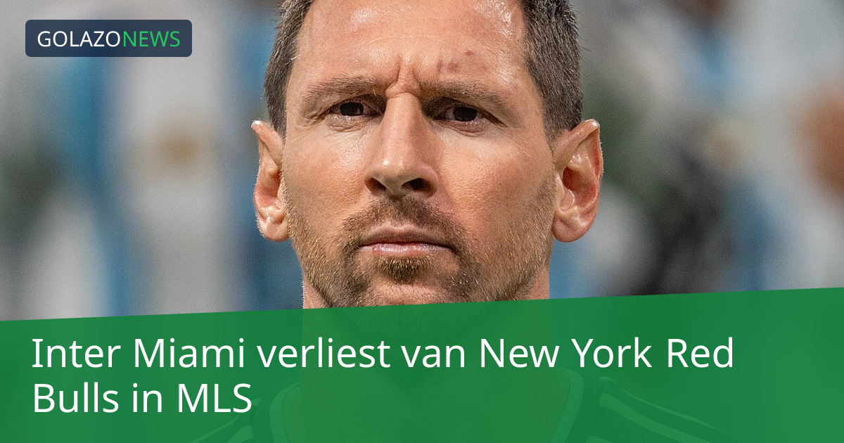 Inter Miami verliest van New York Red Bulls in MLS