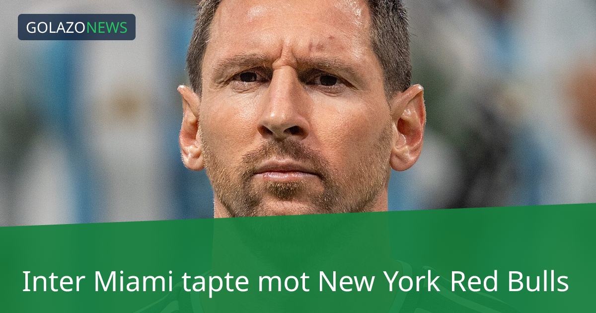 Inter Miami tapte mot New York Red Bulls