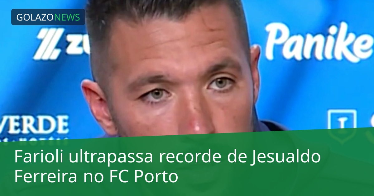 Farioli ultrapassa recorde de Jesualdo Ferreira no FC Porto