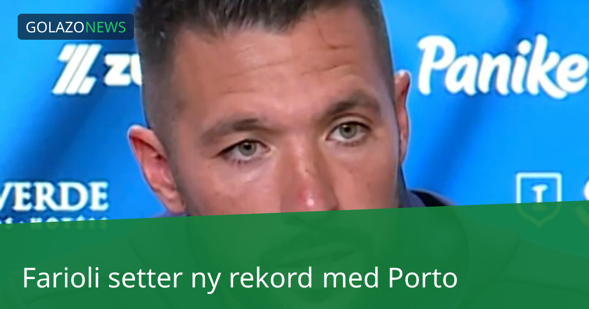 Farioli setter ny rekord med Porto