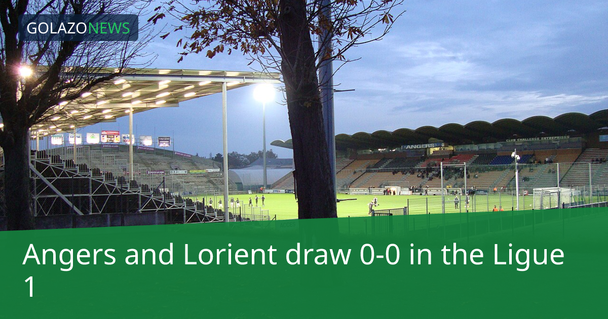 Ligue 1: Angers-Lorient, 0-0 무승부