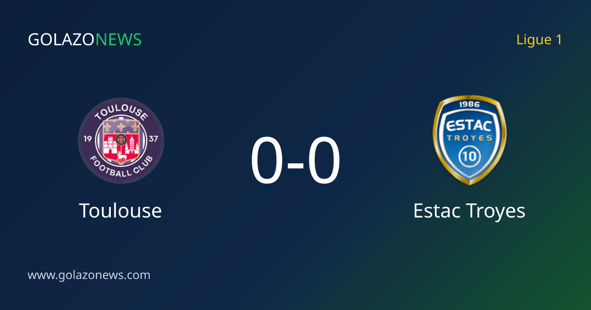 Ligue 1: Toulouse-Estac Troyes, 0-0 무승부