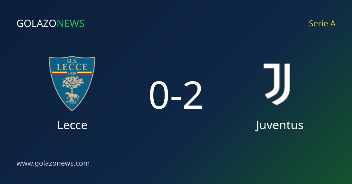 Juventus slo Lecce 2-0 i Serie A