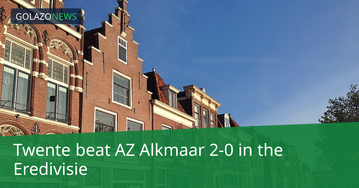 Eredivisie: Twente, AZ Alkmaar에 2-0 승리