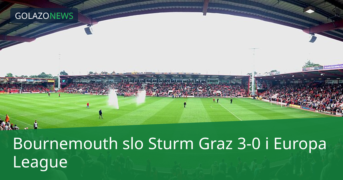 Bournemouth slo Sturm Graz 3-0 i Europa League