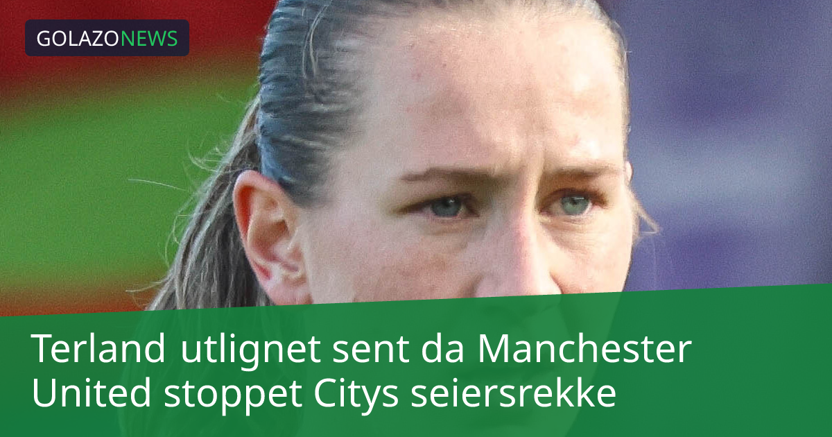 Terland utlignet sent da Manchester United stoppet Citys seiersrekke