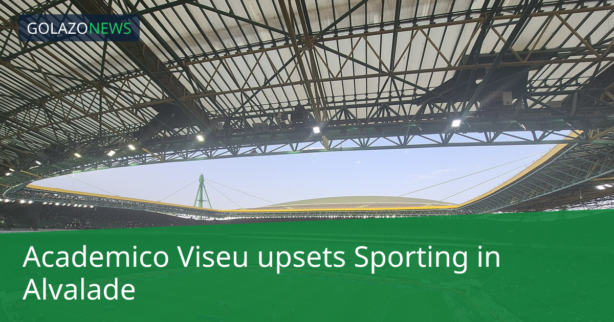 Akademico Viseu, 알발라드에서 Sporting 제압