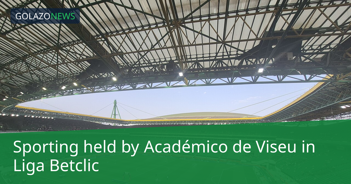 Sporting CP, Académico Viseu와 무승부