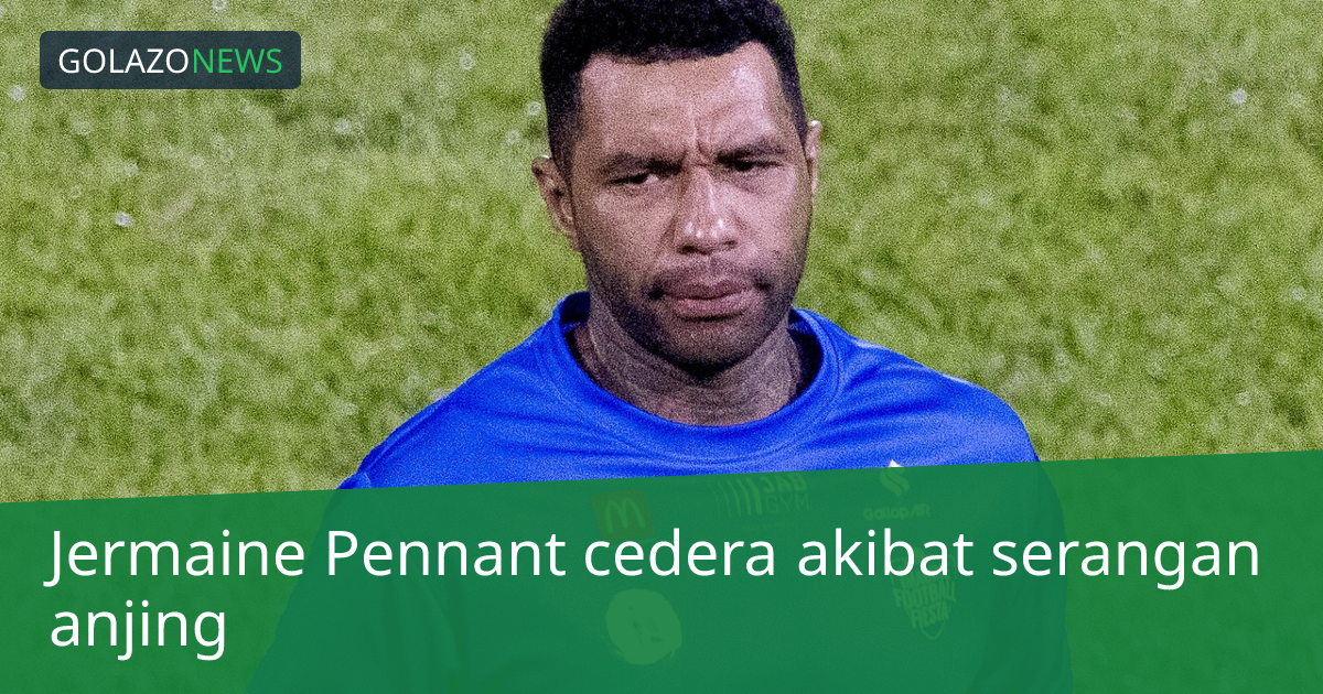 Jermaine Pennant cedera akibat serangan anjing