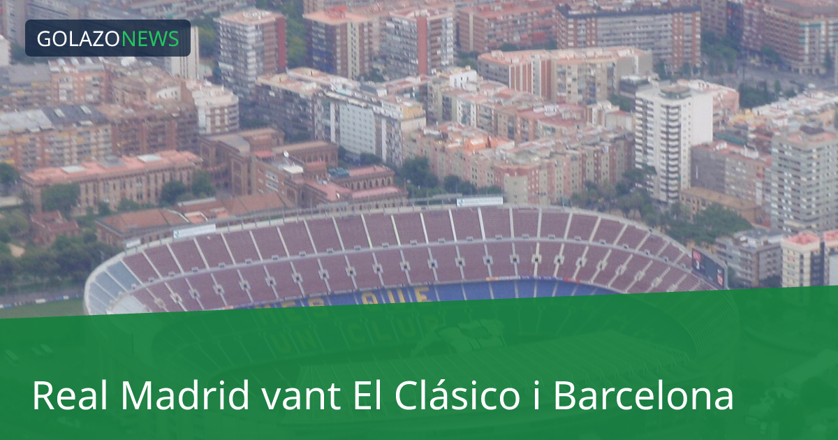 Real Madrid vant El Clásico i Barcelona