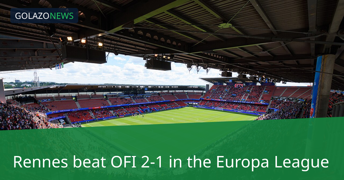 Europa League: Rennes, OFI에 2-1 승리