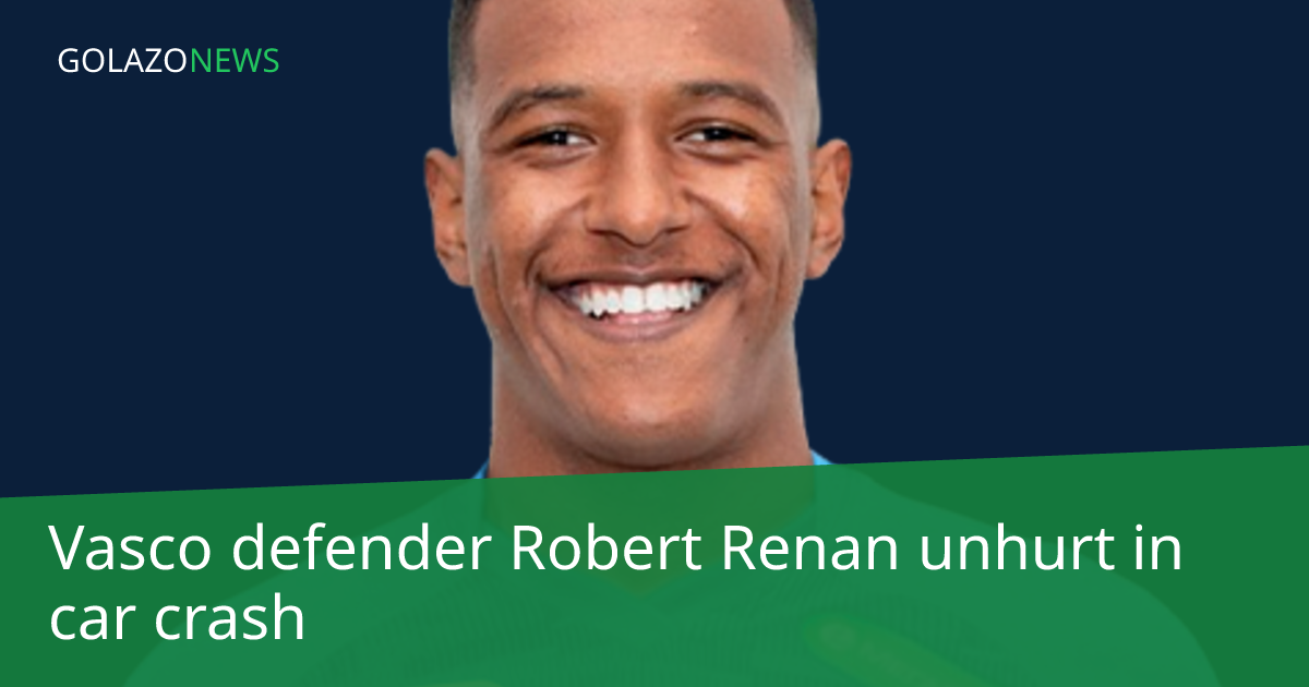 Hậu vệ Robert Renan của Vasco gặp tai nạn giao thông