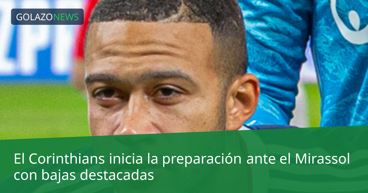 El Corinthians inicia la preparación ante el Mirassol con bajas destacadas