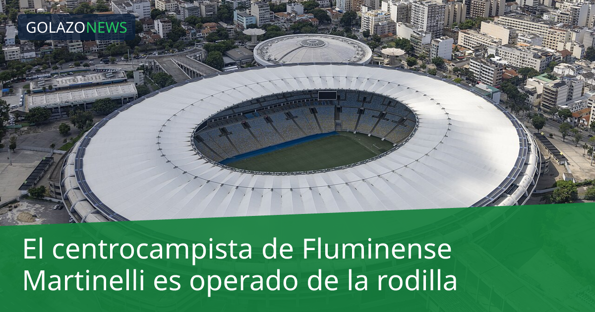 El centrocampista de Fluminense Martinelli es operado de la rodilla