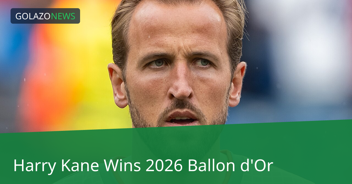 ハリー・ケインが2026年バロンドールを受賞