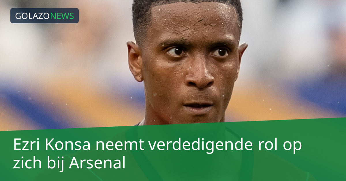 Ezri Konsa neemt verdedigende rol op zich bij Arsenal