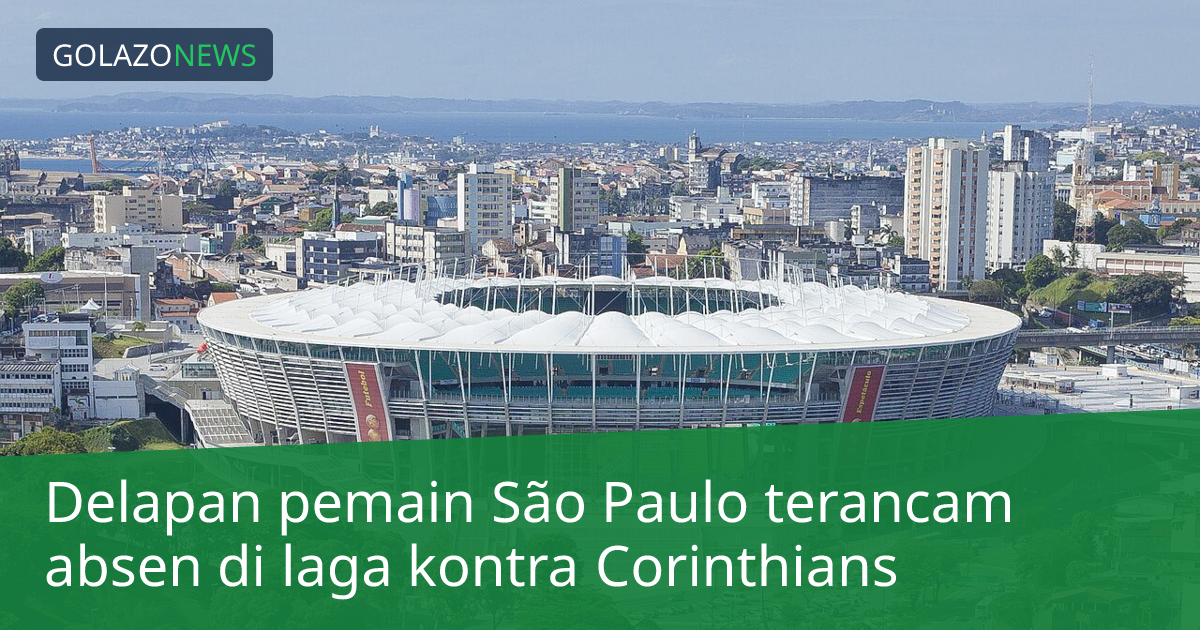 Delapan pemain São Paulo terancam absen di laga kontra Corinthians