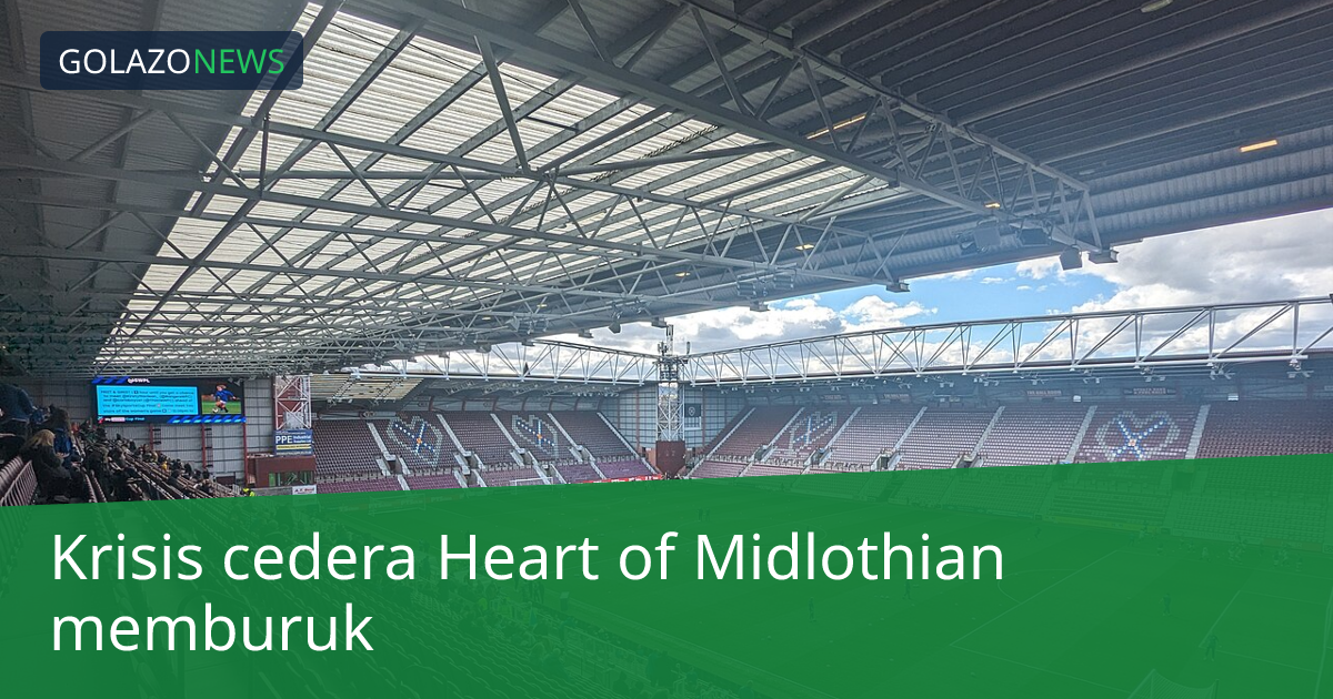 Krisis cedera Heart of Midlothian memburuk