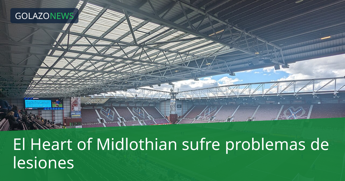 El Heart of Midlothian sufre problemas de lesiones