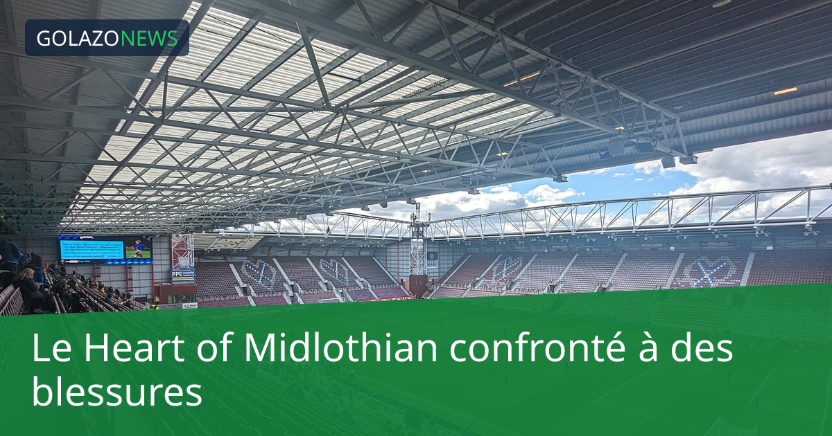 Le Heart of Midlothian confronté à des blessures