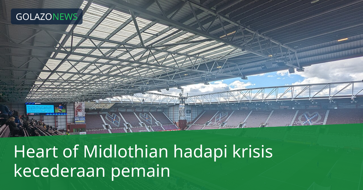 Heart of Midlothian hadapi krisis kecederaan pemain