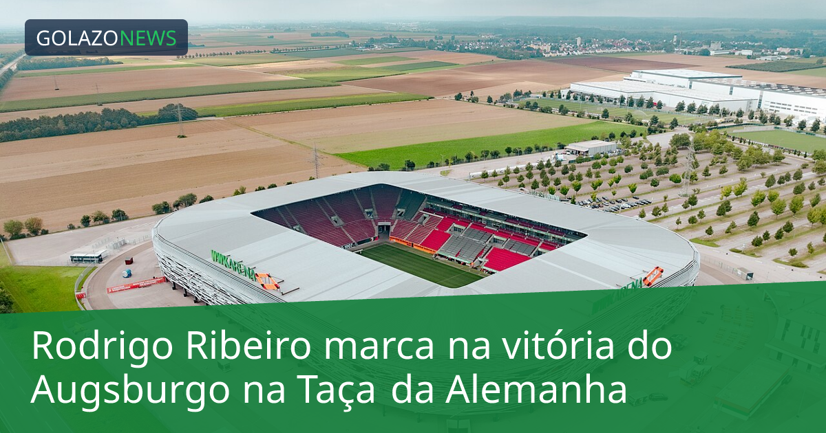Rodrigo Ribeiro marca na vitória do Augsburgo na Taça da Alemanha