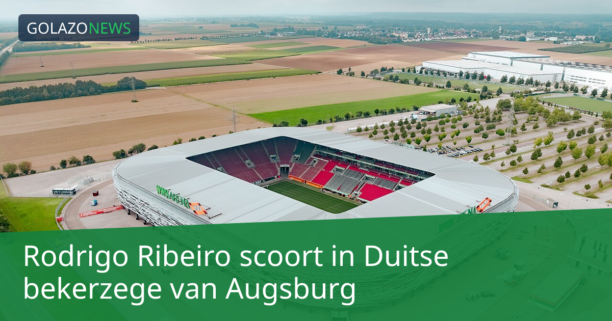 Rodrigo Ribeiro scoort in Duitse bekerzege van Augsburg