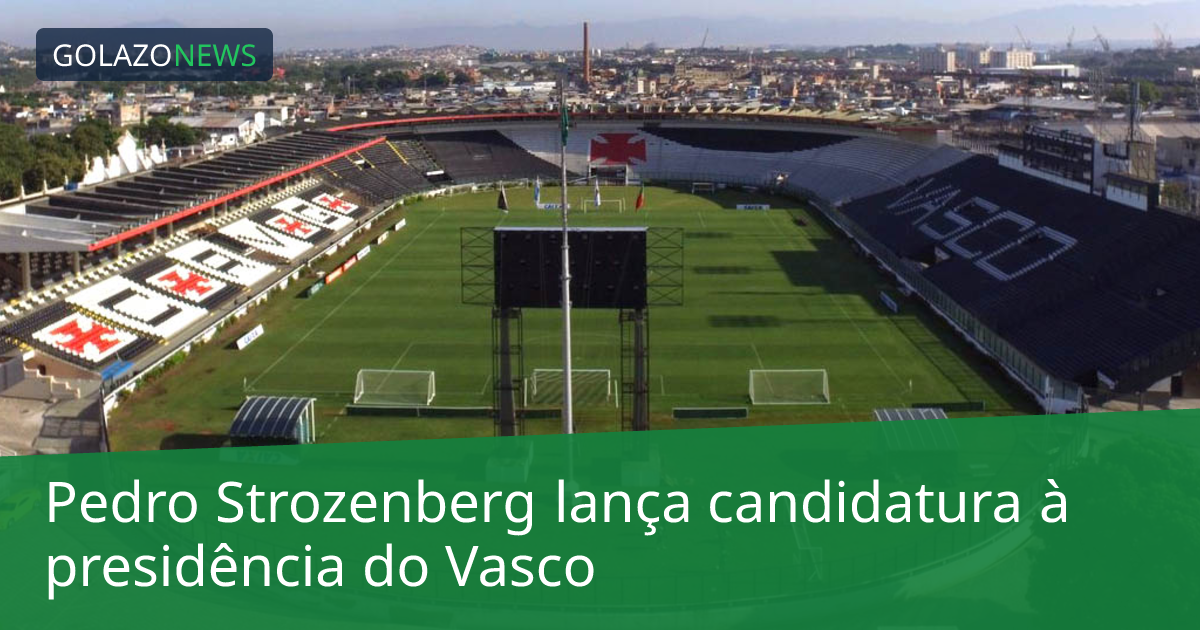 Pedro Strozenberg lança candidatura à presidência do Vasco
