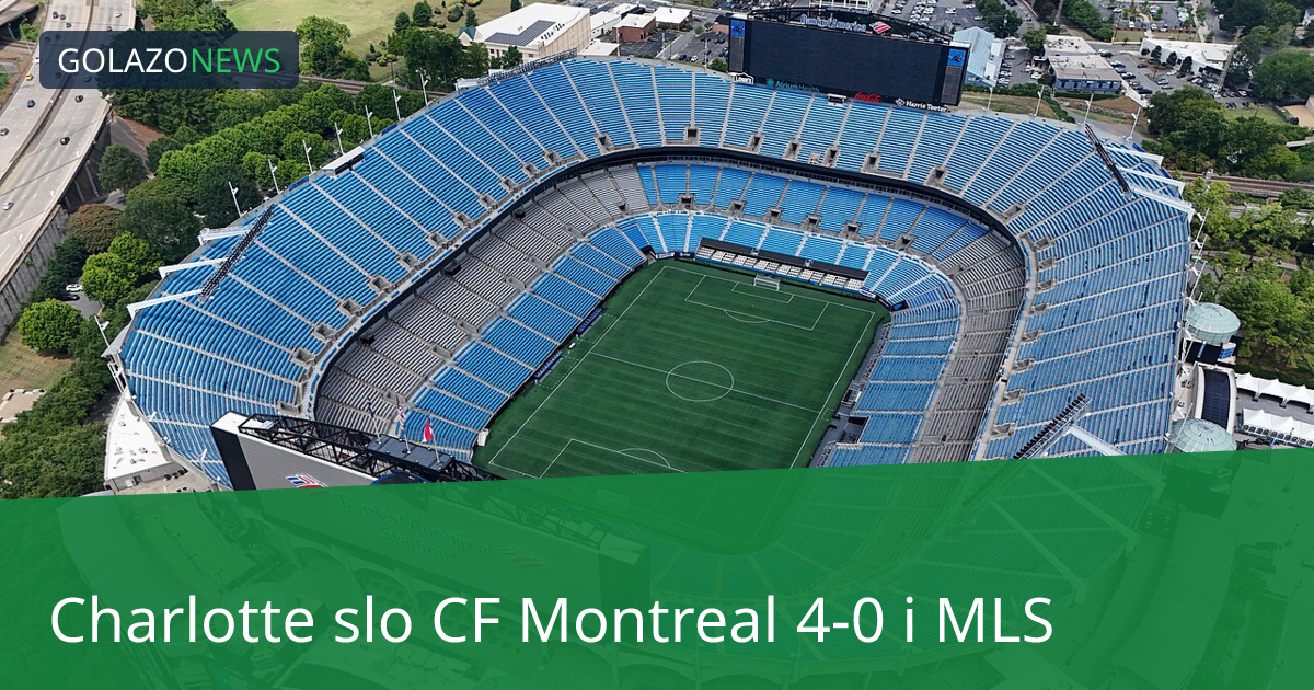 Charlotte slo CF Montreal 4-0 i MLS