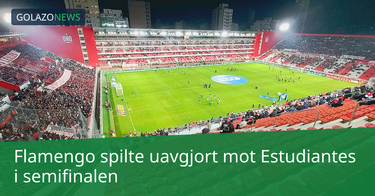 Flamengo spilte uavgjort mot Estudiantes i semifinalen