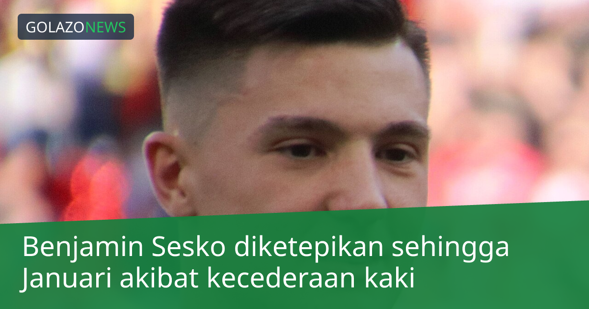 Benjamin Sesko diketepikan sehingga Januari akibat kecederaan kaki