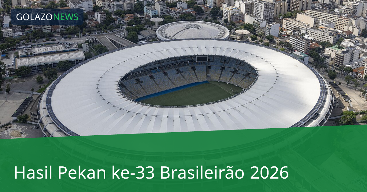 Hasil Pekan ke-33 Brasileirão 2026