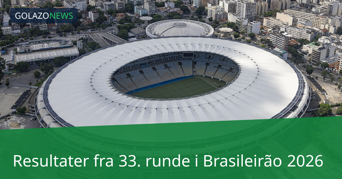 Resultater fra 33. runde i Brasileirão 2026
