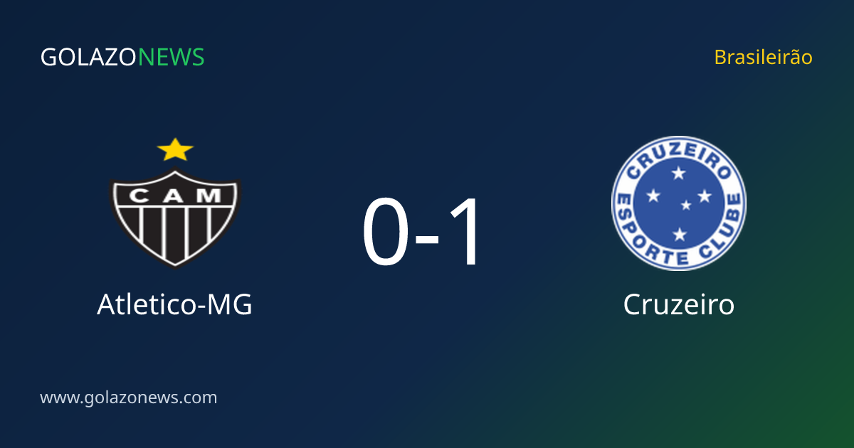 Brasileirão: Cruzeiro, Atletico-MG에 1-0 승리