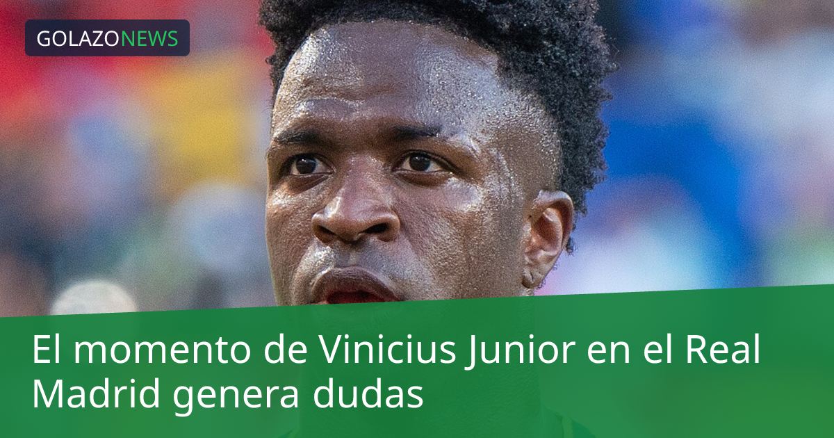El momento de Vinicius Junior en el Real Madrid genera dudas