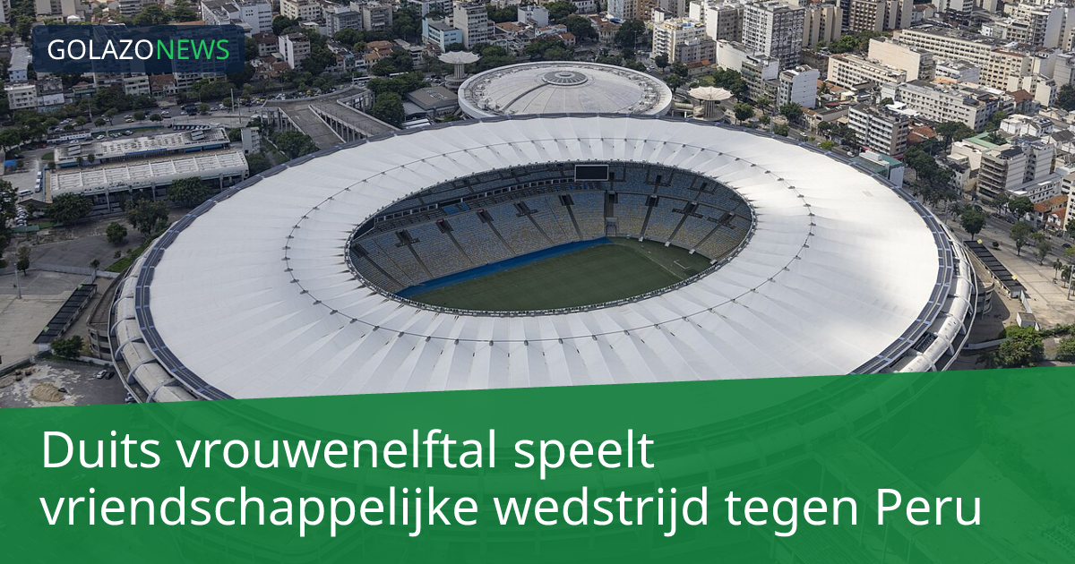Duits vrouwenelftal speelt vriendschappelijke wedstrijd tegen Peru