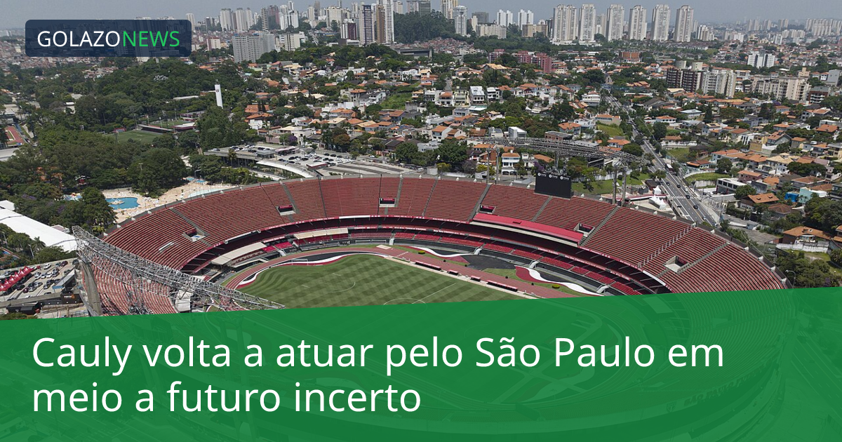Cauly volta a atuar pelo São Paulo em meio a futuro incerto