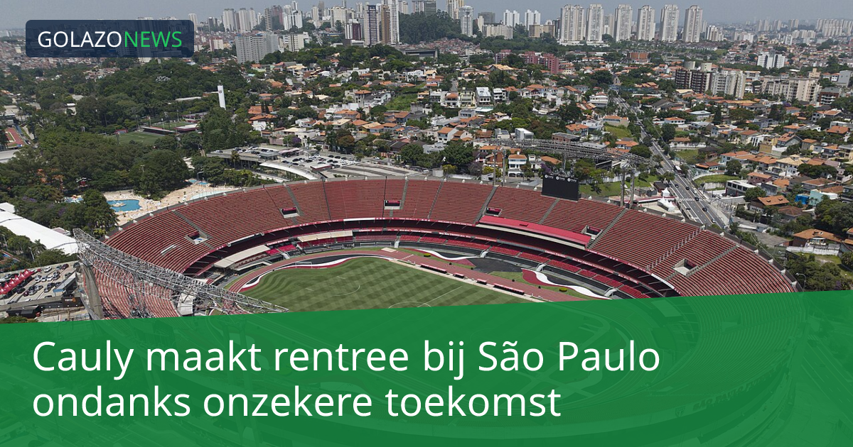 Cauly maakt rentree bij São Paulo ondanks onzekere toekomst