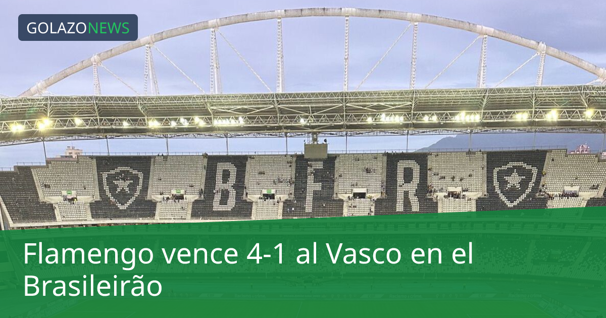 Flamengo vence 4-1 al Vasco en el Brasileirão