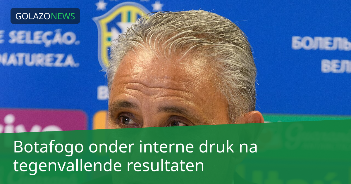 Botafogo onder interne druk na tegenvallende resultaten