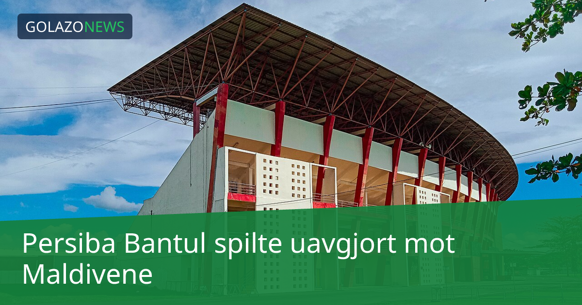 Persiba Bantul spilte uavgjort mot Maldivene