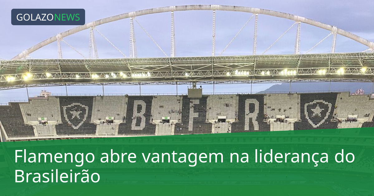 Flamengo abre vantagem na liderança do Brasileirão