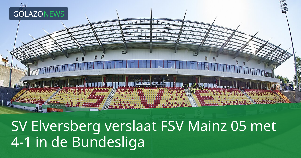 SV Elversberg verslaat FSV Mainz 05 met 4-1 in de Bundesliga