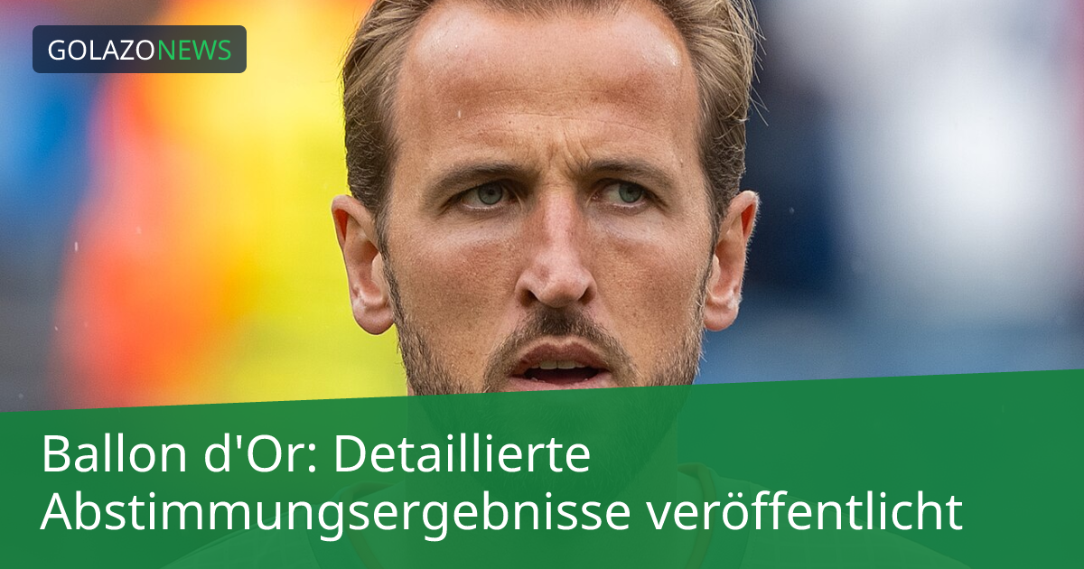 Ballon d'Or: Detaillierte Abstimmungsergebnisse veröffentlicht
