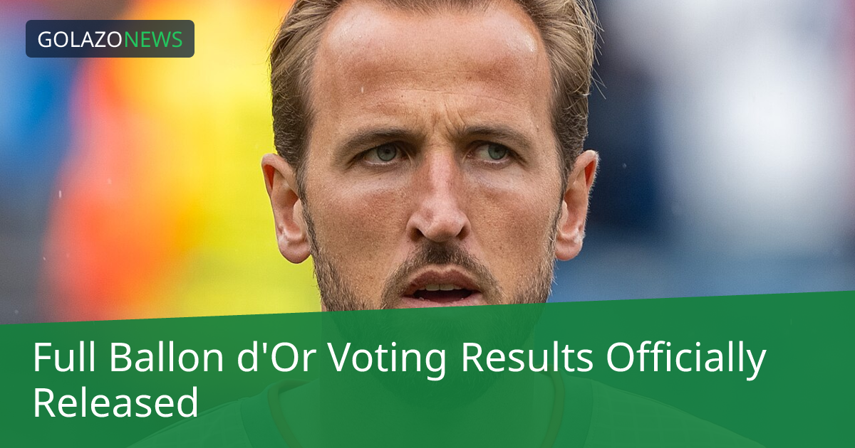 Công bố kết quả bình chọn Quả bóng Vàng: Kane suýt soát Mbappé