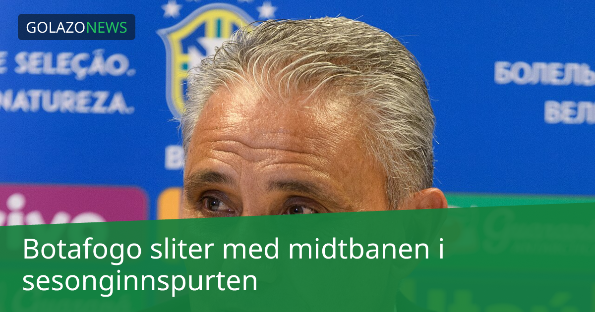 Botafogo sliter med midtbanen i sesonginnspurten