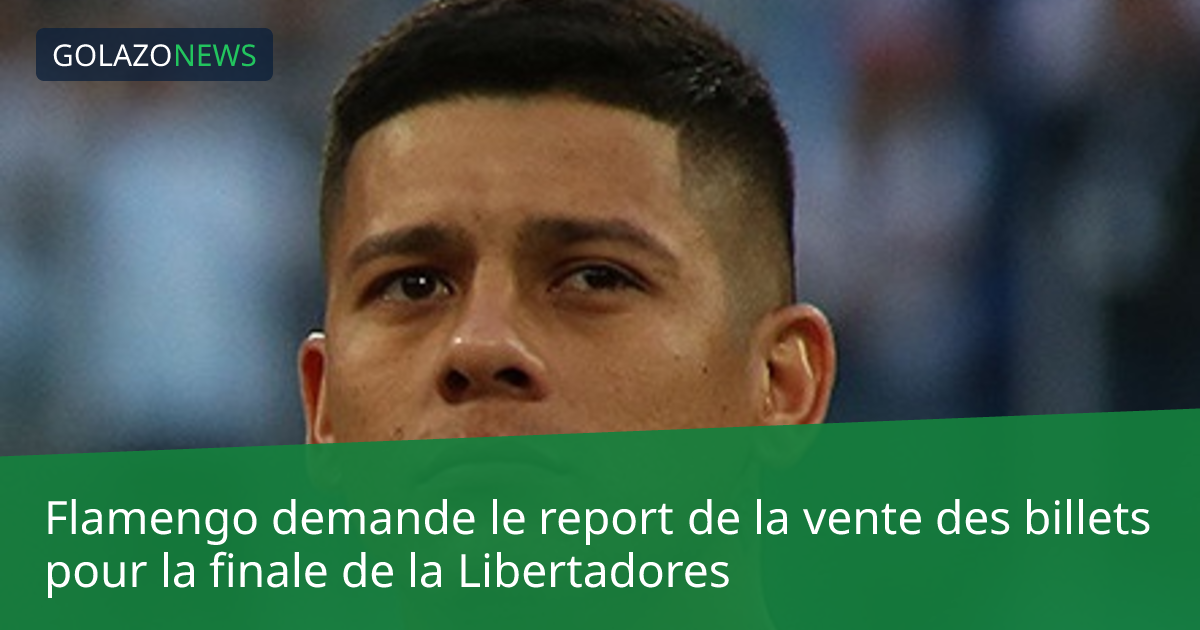 Flamengo demande le report de la vente des billets pour la finale de la Libertadores