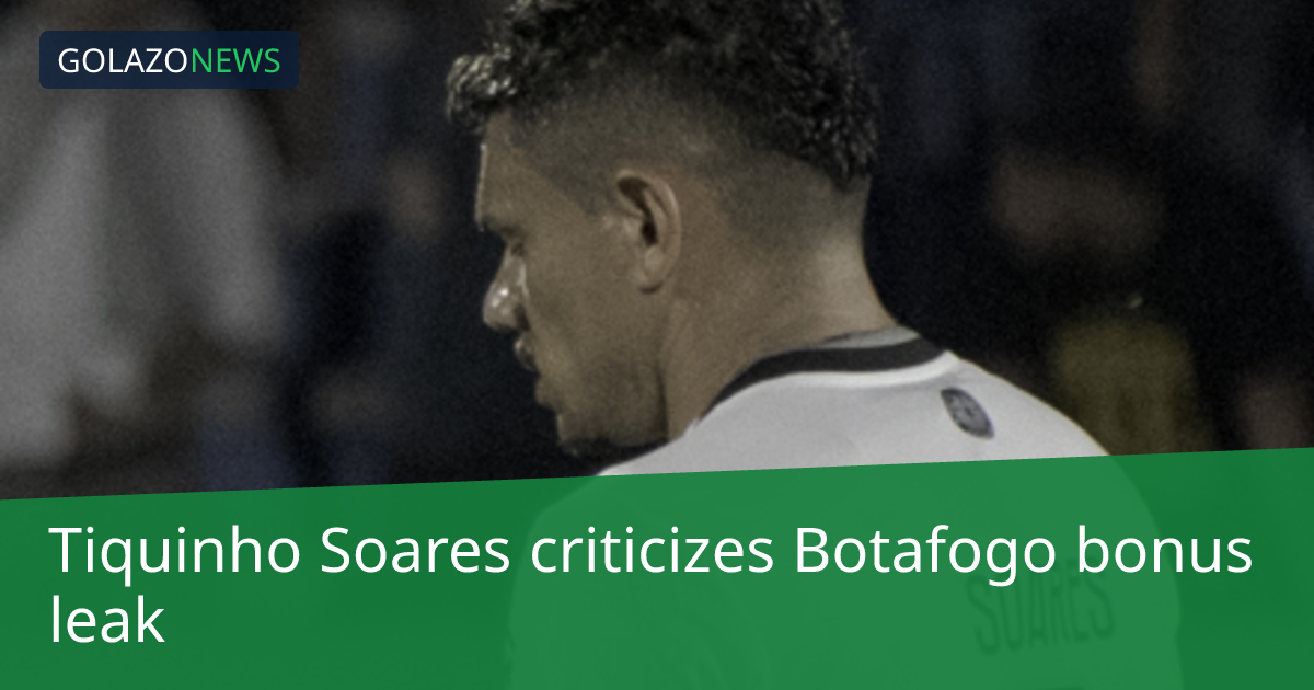 Tiquinho Soares โต้ข่าวลือเรื่องเงินโบนัสของ Botafogo